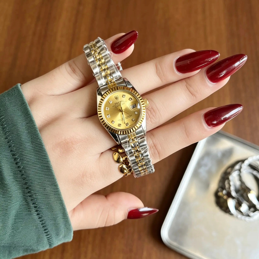 Classic Fluted Watch - Gold