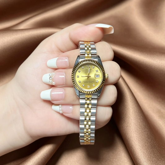 Classic Fluted Watch - Gold