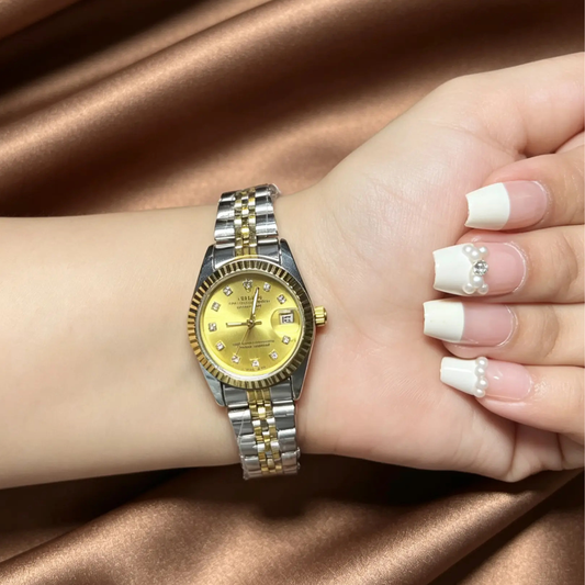 Classic Fluted Watch - Gold